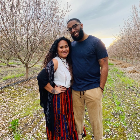 Boho maxi skirt size L - Picture 1 of 2